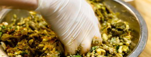 пхали из зеленой фасоли. Шаг 5