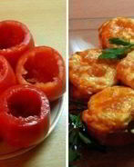 Помидоры, фаршированные курицей