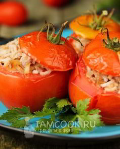 Помидоры, фаршированные мясом и рисом