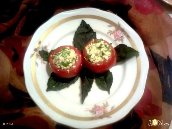 Рецепт помидоров, фаршированных с сыром