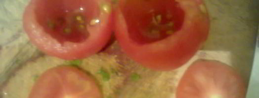 помидоры, фаршированные с сыром. Шаг 3