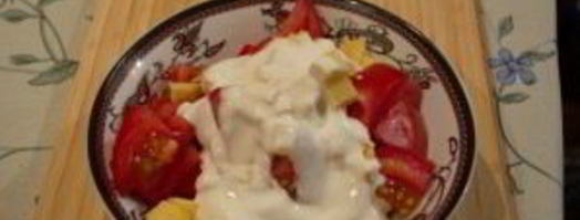 помидоры с сыром. Шаг 3