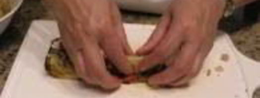 баклажанные роллы. Шаг 12