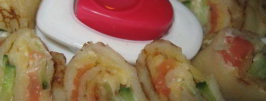 блинные роллы. Шаг 3