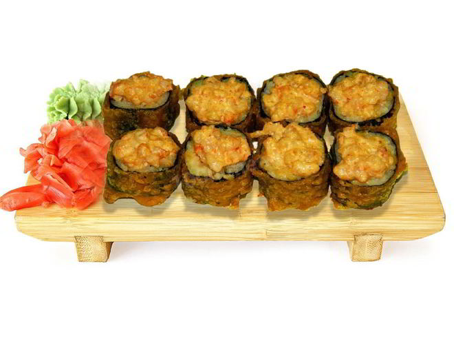 Рецепт горячих роллов с крабовыми палочками