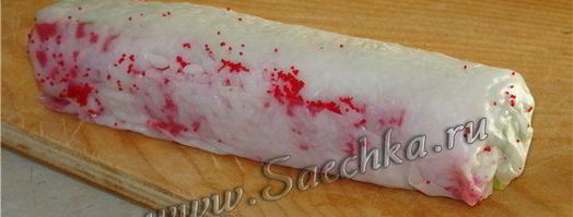 горячие роллы сяке харумаки. Шаг 3