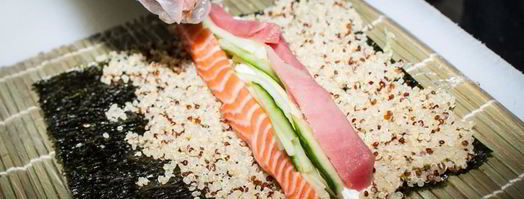 киноа ролл. Шаг 6