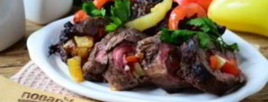 мясные роллы, фаршированные овощами. Шаг 11