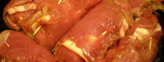 мясные роллы в винно-грибном соусе. Шаг 8