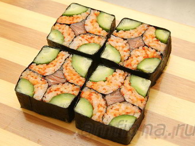 Рецепт ролла мозаика