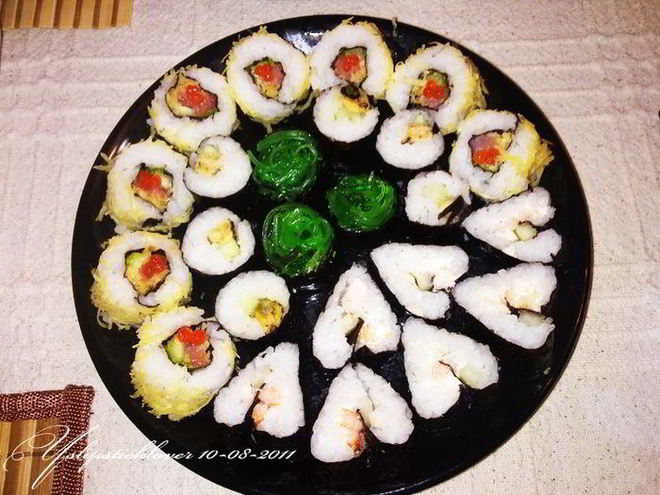 Рецепт роллов ассорти