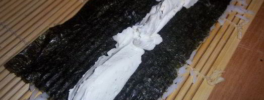 роллы филадельфия. Шаг 2