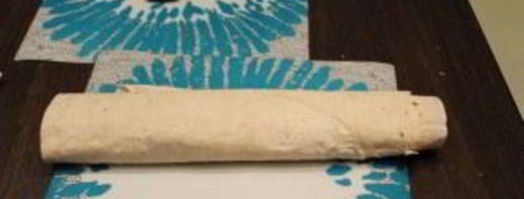 роллы из лаваша с крабовыми палочками. Шаг 6