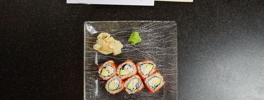 роллы калифорния с крабом. Шаг 8