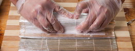 роллы радуга. Шаг 12