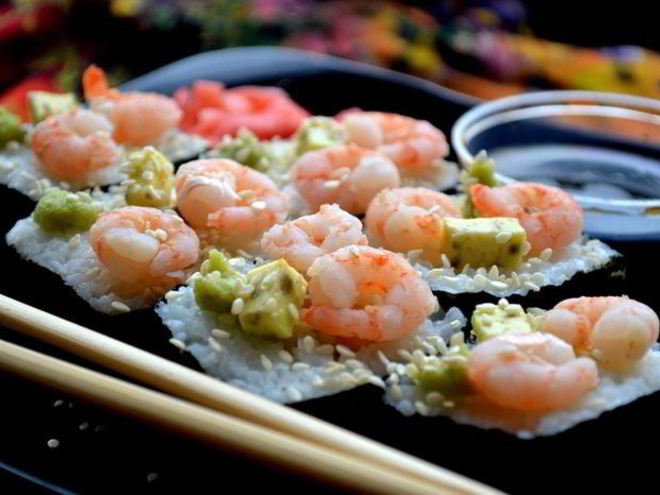 Рецепт роллов с креветкой