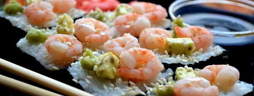 роллы с креветкой. Шаг 13