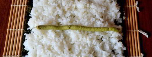 роллы с креветкой. Шаг 6