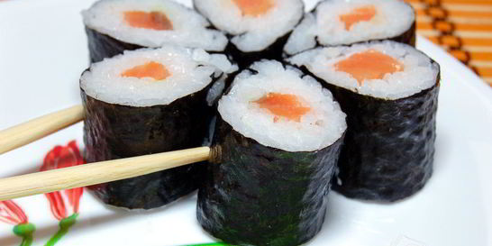 Роллы с семгой