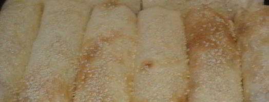 роллы с сосисками и картофельным пюре. Шаг 6