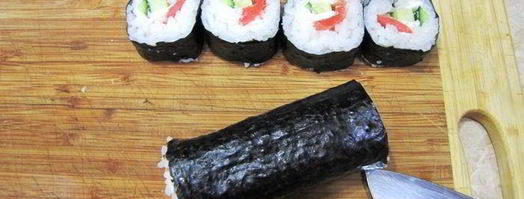 роллы сашими, гунканмаки. Шаг 19