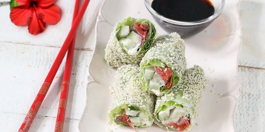 Спринг роллы из рисовой бумаги