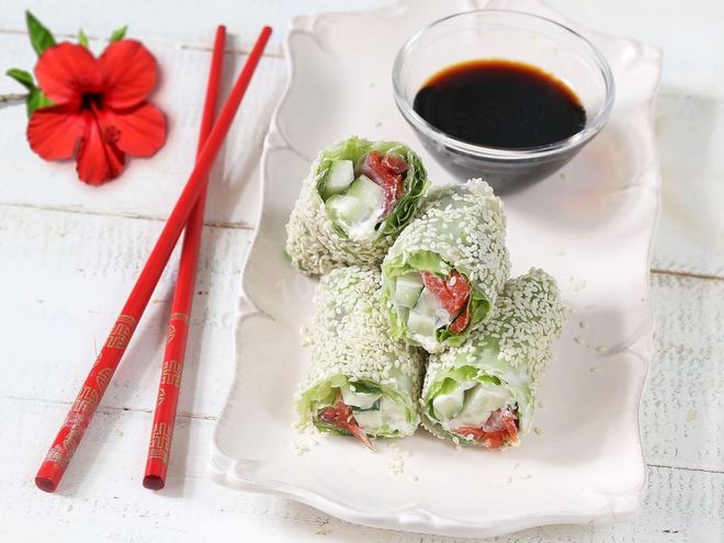 Рецепт спринга роллы из рисовой бумаги
