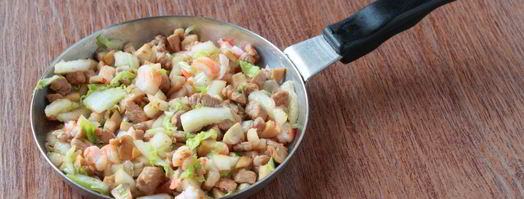 спринг-роллы с креветками и свининой. Шаг 4