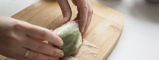 спринг-роллы с курицей. Шаг 13