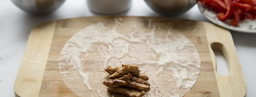 спринг-роллы с курицей. Шаг 8