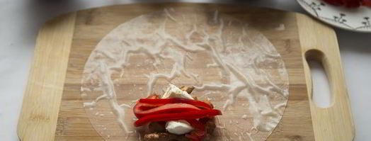 спринг-роллы с курицей. Шаг 10