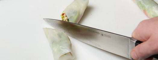 спринг-роллы с овощами и соусом. Шаг 14