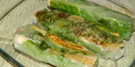 Спринг-роллы с семгой