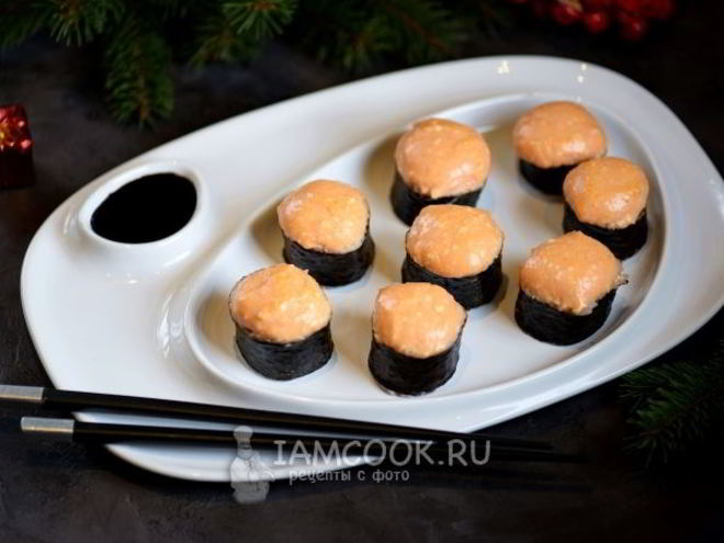 Рецепт запеченных роллов с креветками