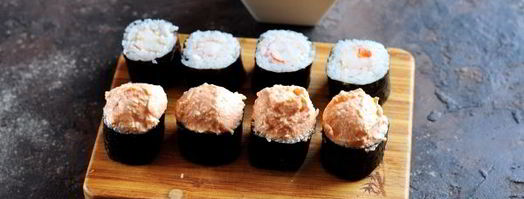 запеченные роллы с креветками. Шаг 12