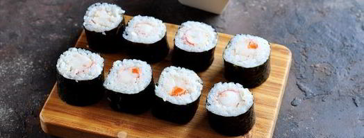 запеченные роллы с креветками. Шаг 11