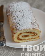 Бисквитный рулет