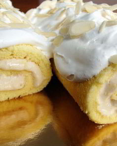 Бисквитные рулет Рокамболи