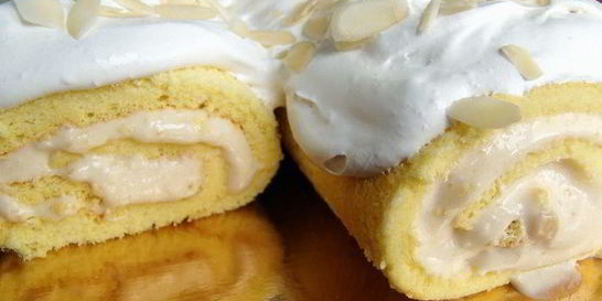 Бисквитные рулет Рокамболи