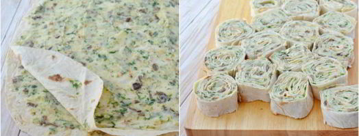 горячие рулеты из лаваша. Шаг 4