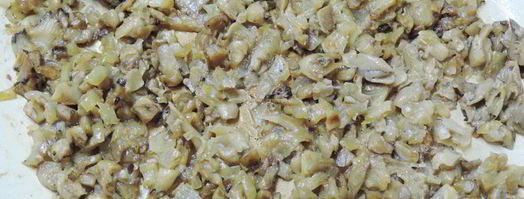 картофельный рулет с вешенками. Шаг 2