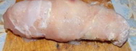 куриный рулет с сыром в духовке. Шаг 4