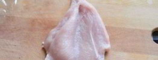 куриный рулет с ветчиной и сыром. Шаг 2