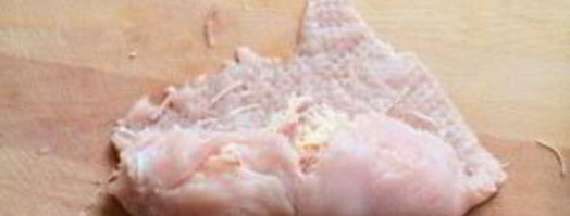 куриный рулет с ветчиной и сыром. Шаг 4