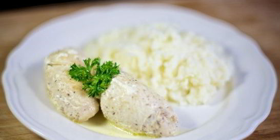 Куриные рулетики с апельсином