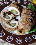 Куриные рулетики с грушей и кунжутом в пряном соусе Восточный экспресс