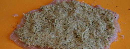 куриные рулетики с миндально-мятной начинкой. Шаг 7