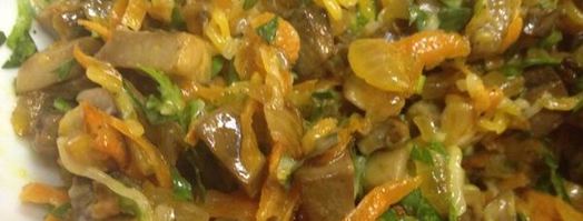 куриные рулеты, фаршированные грибами и овощами. Шаг 7