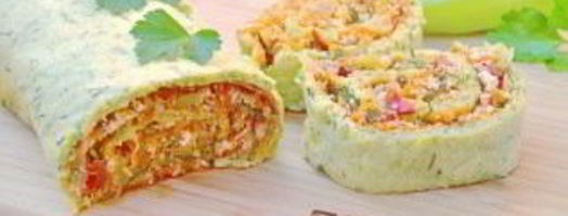 летний овощной рулет из кабачка. Шаг 14