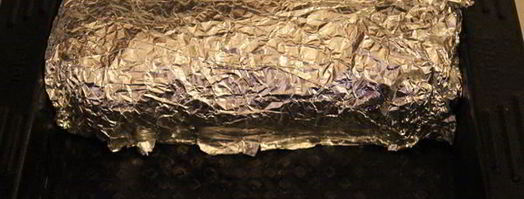 мясной рулет, фаршированный яйцами. Шаг 5